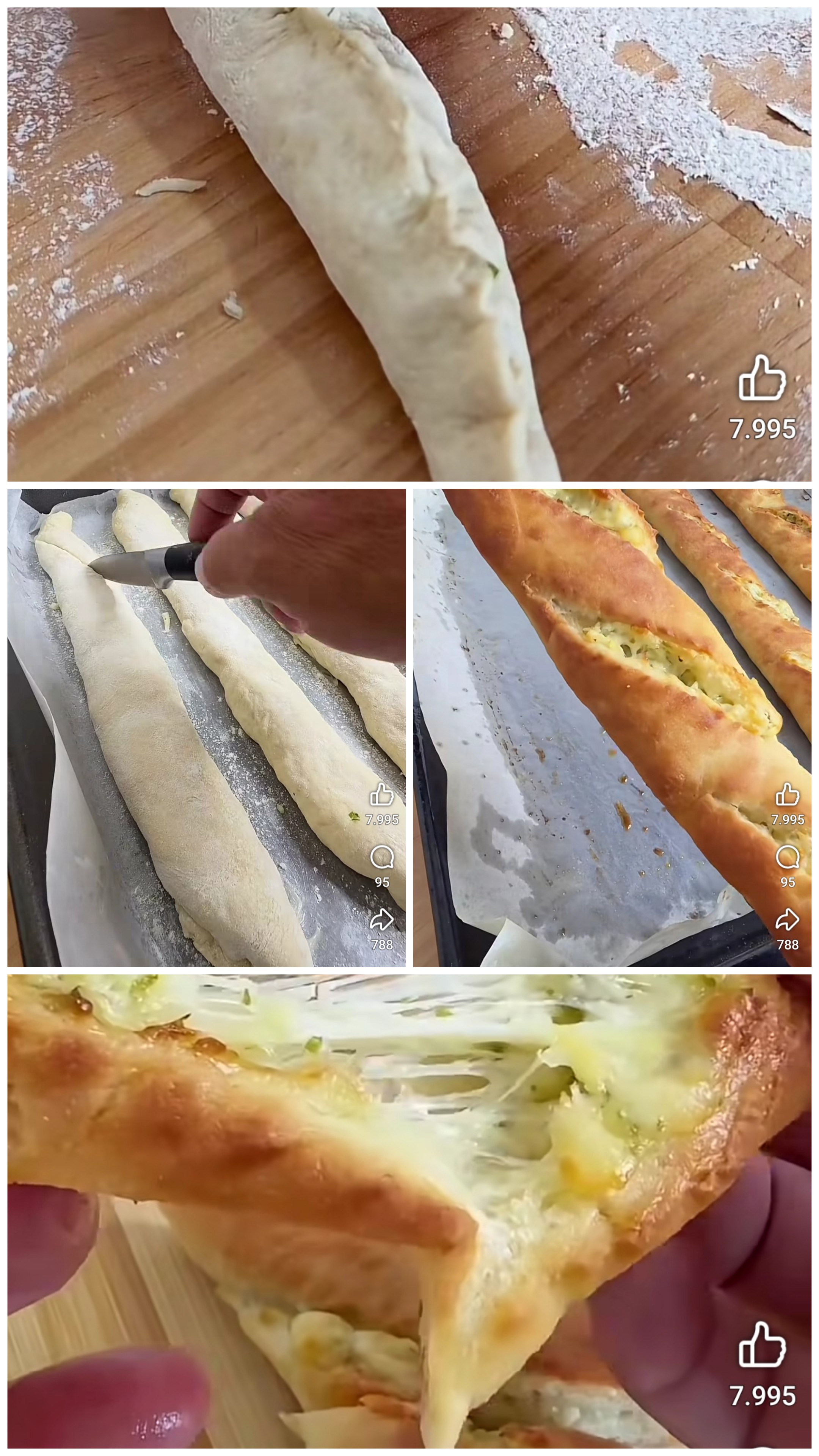 Hartige Knoflook-Kaasbroodjes